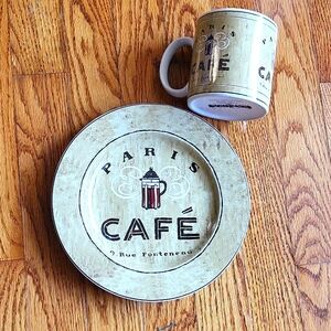 Sakura EUC Paris Cafe coffee cup & saucer set